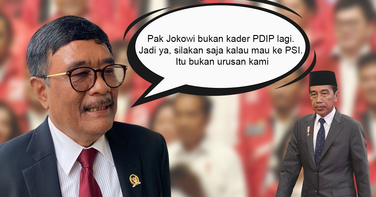 Djarot: Jokowi Bukan Lagi Urusan PDIP, Silakan Kalau Mau Pimpin PSI ...