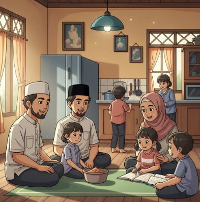 Ilustrasi Keluarga Besar