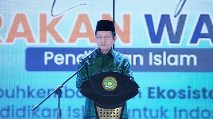 Kemenag meluncurkan Gerakan Wakaf Pendidikan